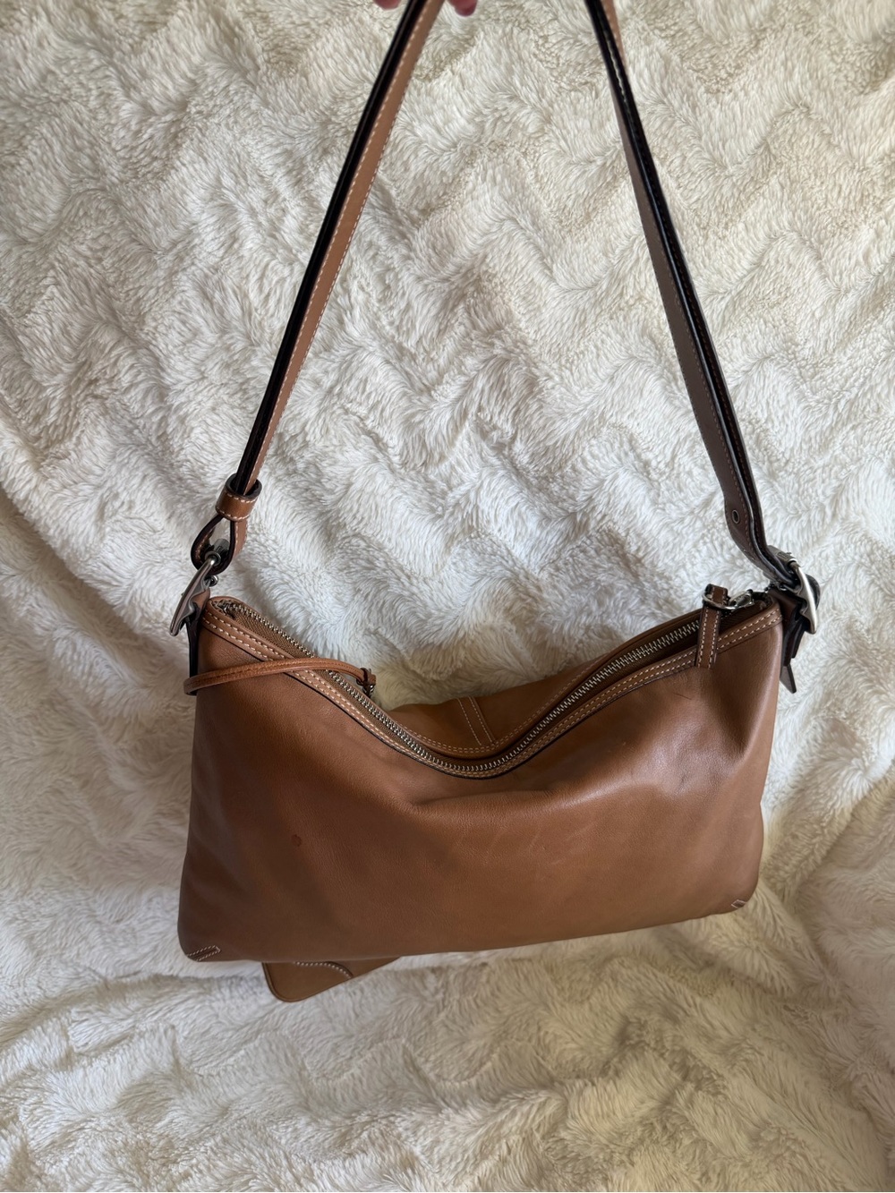 Vintage 2003 Coach Legacy West zipper baguette with wristlet - Picture 5 of 13